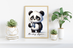 Funny Coffee Animals Png,Coffee Lover Animals Product Image 3