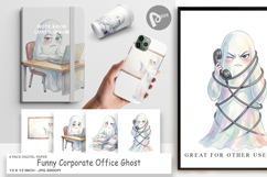 Funny Corporate Ghost Digital Paper Product Image 1