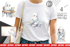 Funny Corporate Ghost Sublimation Product Image 1