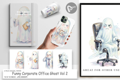 Funny Corporate Ghost Digital Paper Product Image 1