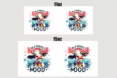 Sarcastic Cow Mug  Mug Wrap For 11 oz and 15 oz, 3d Mug, Mood Png