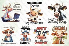 Funny Cow Quotes Sublimation Bundle Product Image 2