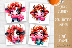 Sarcastic animal Coffee Mug Sublimation, Coaster Product Image 1