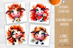 Sarcastic animal Coffee Mug Sublimation, Coaster Product Image 1