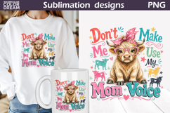 Funny Cow Sublimation Bundle | Farm Quote PNG Product Image 7