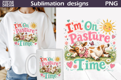 Funny Cow Sublimation Bundle | Farm Quote PNG Product Image 19