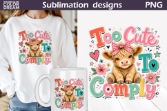 Funny Cow Sublimation Bundle | Farm Quote PNG Product Image 20