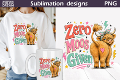 Funny Cow Sublimation Bundle | Farm Quote PNG Product Image 2