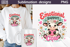 Funny Cow Sublimation Bundle | Farm Quote PNG Product Image 21