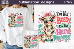 Funny Cow Sublimation Bundle | Farm Quote PNG Product Image 9