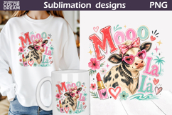 Funny Cow Sublimation Bundle | Farm Quote PNG Product Image 5