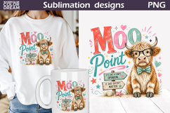 Funny Cow Sublimation Bundle | Farm Quote PNG Product Image 13