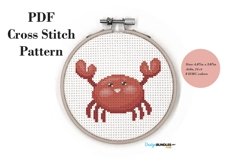 Funny Crab - Cross Stitch Pattern PDF Product Image 1