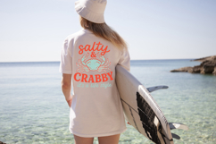 Funny Salty &amp; Crabby Beachy PNG Product Image 3