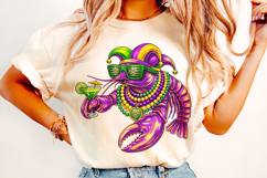 Mardi Gras PNG Crawfish, Fleur De Lis PNG, Fat Tuesday PNG Product Image 2