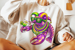 Mardi Gras PNG Crawfish, Fleur De Lis PNG, Fat Tuesday PNG Product Image 3