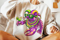 Mardi Gras PNG Crawfish, Fleur De Lis PNG, Fat Tuesday PNG Product Image 3