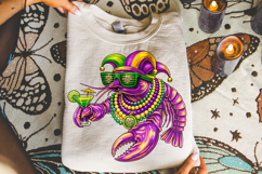 Mardi Gras PNG Crawfish, Fleur De Lis PNG, Fat Tuesday PNG Product Image 4
