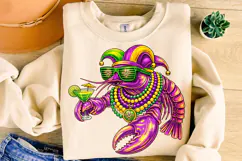 Mardi Gras PNG Crawfish, Fleur De Lis PNG, Fat Tuesday PNG Product Image 5