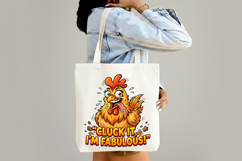 Funny Crazy Chicken PNG Product Image 4