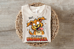 Funny Crazy Dog Sublimation PNG Product Image 3