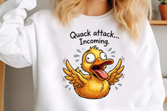 Funny Crazy Duck Sublimation PNG Product Image 2