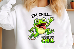 Funny Crazy Frog Sublimation PNG Product Image 2