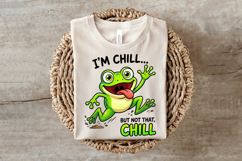 Funny Crazy Frog Sublimation PNG Product Image 3