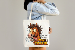 Funny Crazy Horse Sublimation PNG Product Image 4