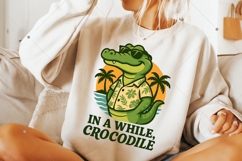 Funny Crocodile PNG, In a while Crocodile PNG, Kids Crocodil Product Image 7