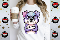 Watercolor Funny Grumpy Animals Clipart Product Image 8