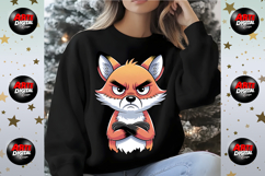 Watercolor Funny Grumpy Animals Clipart Product Image 6