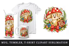 Funny cute tumbler, mug wrap, clipart sublimation design Product Image 1