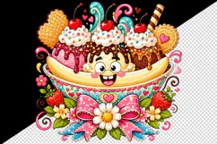 Funny cute tumbler, mug wrap, clipart sublimation design Product Image 2