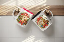 Funny cute tumbler, mug wrap, clipart sublimation design Product Image 3