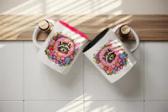 Funny cute tumbler, mug wrap, clipart sublimation design Product Image 3