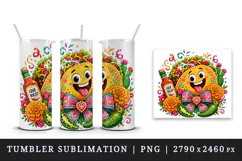 Funny cute tumbler, mug wrap, clipart sublimation design Product Image 4