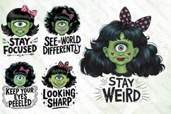 Funny Cyclops Girl Sublimation Bundle Product Image 2