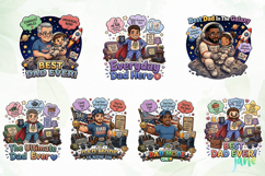 Funny Dad Sticker PNG Product Image 7