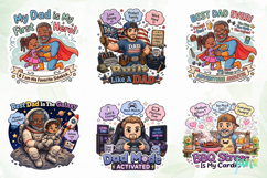 Funny Dad Sticker PNG Product Image 6