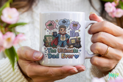 Funny Dad Sticker PNG Product Image 4