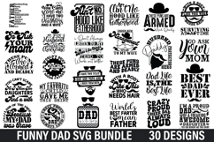 Funny Dad SVG Bundle - Funny Dad SVG Design - Funny Dad SVG Product Image 1