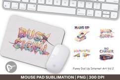 Funny Dial-Up Internet Mouse Pad Product Image 1