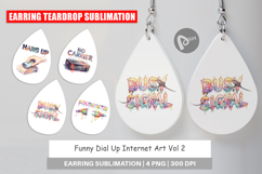 Funny Dial-Up Internet Earring Product Image 1