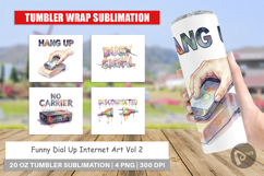 Funny Dial-Up Internet Tumbler Product Image 1