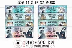 various dog breed mug wraps for mug sublimation