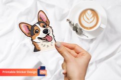 Funny Dog Sticker, Funny Dog Face Sticker Product Image 1