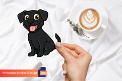 Funny Dog Sticker, Funny Animal Sticker, Dog Sticker Product Image 1