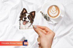 Funny Dog Sticker, Funny Dog Face Sticker Product Image 1