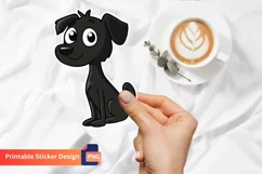 Funny Dog Sticker, Funny Animal Sticker, Dog Sticker Product Image 1
